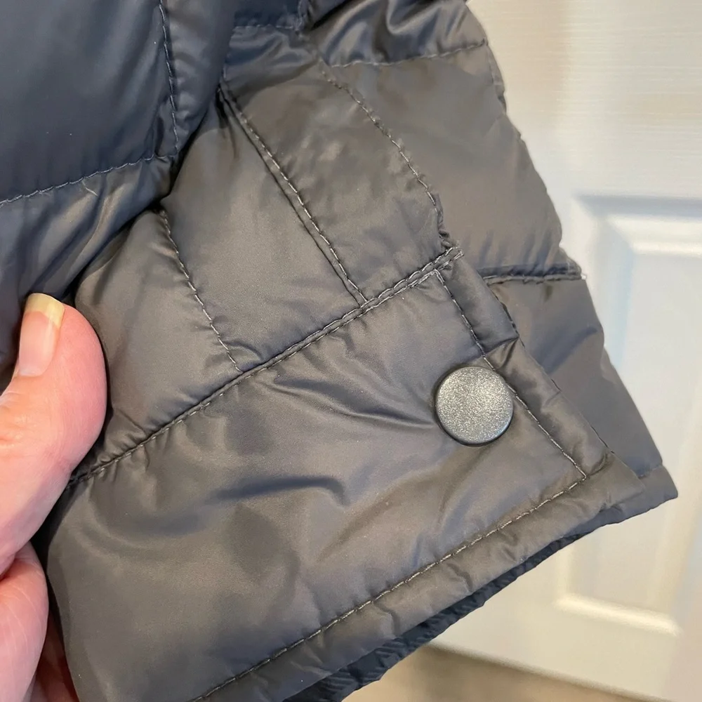 Hawke & Co sport Performance Gray snap up long sleeve duck down puffer jacket XL